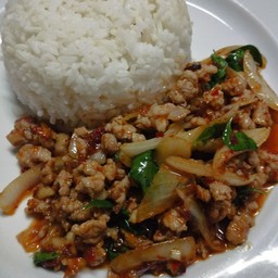 พริกเผาหมูสับ