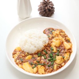 ข้าวราดเต้าหู้ไข่ผัดหมูสับ(ยูนนาน)