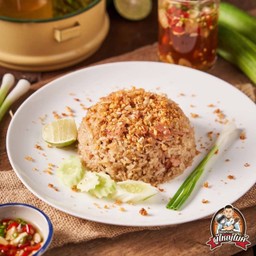 โคตรข้าวผัดกระเทียมหมูชิ้น