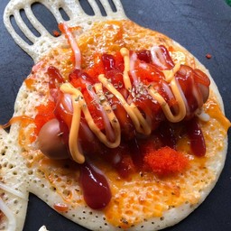 พิซซ่า ไส้กรอก+ปูอัดซีส