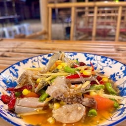 ตำปูม้า+ข้าวโพด(ไม่ใส่ปลาร้า)