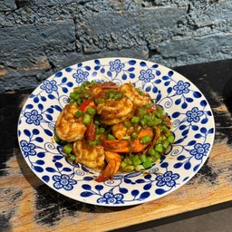 กุ้งผัดพริกขิง