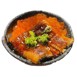 ปลาไหล ไข่ปลาแชลม่อน ด้ง