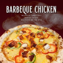 พิซซ่าหน้าบาร์บีคิวไก่