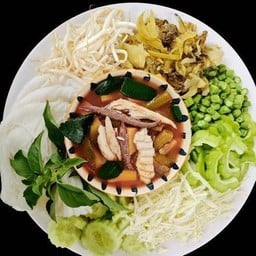 (ป้าพรบ้านขนมจีน) แกงไตปลา
