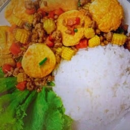 ข้าวเต้าหู้หมูทรงเครื่อง