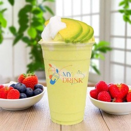 อะโวคาโด้นมสดมะพร้าว