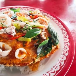 ข้าวไข่ข้นห่อหมกทะเล