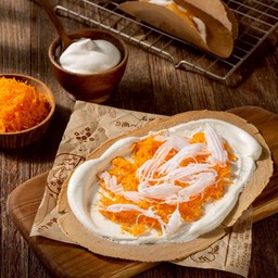 ขนมเบื้องไส้ฝอยทอง (หวาน) ไซส์ XL