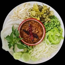 (ป้าพรบ้านขนมจีน) น้ำยาน้ำพริก