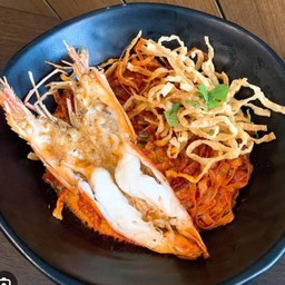 ข้าวซอยกุ้งแม่น้ำ.