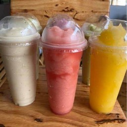 กล้วยปั่น1แก้ว   แตงโมปั่น1แก้ว   ส้มปั่น1แก้ว