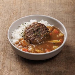 ข้างแกงกระหรี่ แฮมเบิร์กเนื้อ