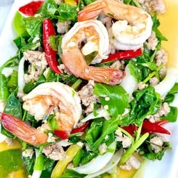 ยำผักหวาน