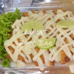 ไก่ทอดราดซอสซาวครีม