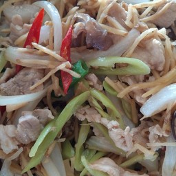 หมูผัดขิง