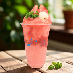 สตรอว์เบอร์รี่ลิ้นจี่สมูทตี้