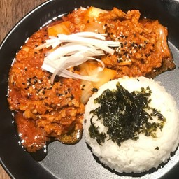 ข้าวหมูผัดกิมจิ