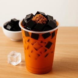 เฉาก๋วยนมสด ชาไทย