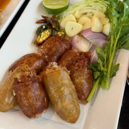 ไส้กรอกอีสานทอด