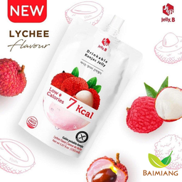 Jelly B เยลลี่ผสมบุก รสลิ้นจี่ 150 ml.