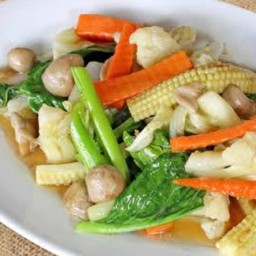 ผัดผักรวม (กับข้าว)