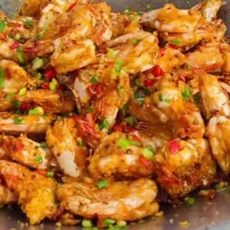 กุ้งแม่น้ำพริกเกลือ(ใหญ่)