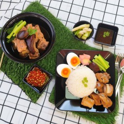 [เซตสุดฮิต] ข้าวซี่โครงหมูอบ + ซี่โครงหมูอบเป็นกับข้าว