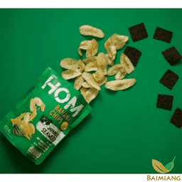 HOM Banana Chips Japanese Seaweed 40 ก.