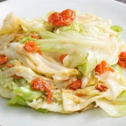 กะหล่ำปลีผัดน้ำปลา (กับข้าว)