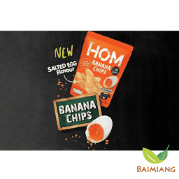 HOM Banana Chips Salted Egg 40 ก.