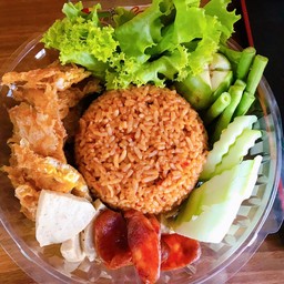 ข้าวคลุกน้ำพริก