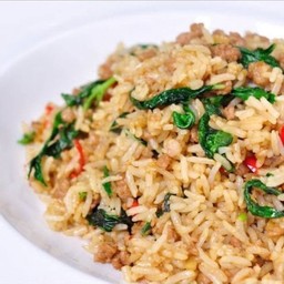 ข้าวคุกกระเพาไก่ S