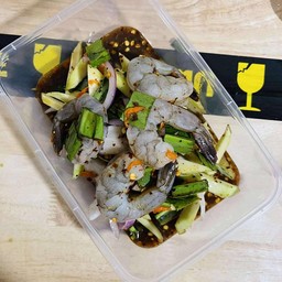 ยำมะม่วงกุ้งสด