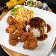 ข้าวหน้าไก่คาราเกะ