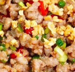 หมูสับคั่วพริกเกลือ