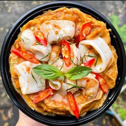 ข้าวไข่ข้นห่อหมกทะเล