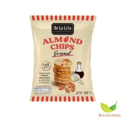 DeLaLita แผ่นอัลมอลด์และข้าวรสดั้งเดิม 25 ก.