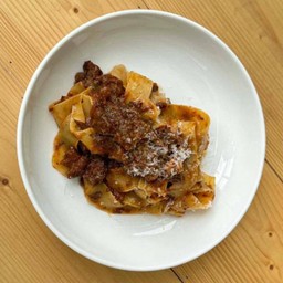 Beef cheek ragu pappardelle