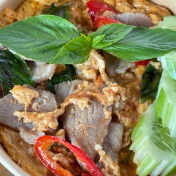 ข้าวไข่ข้นห่อหมกหมูนุ่ม