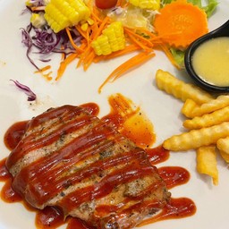 สเต็กหมูรมควัน