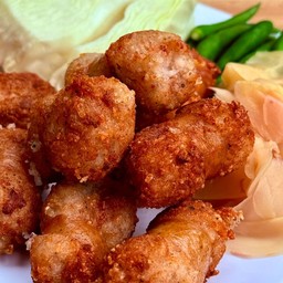 ไส้กรอกวุ้นเส้นหมูทอด (รสเปรี้ยว)
