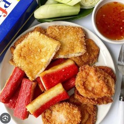 เซ็ตรวมของทอด ปลาทิพย์ หมูยอ ปูอัด ไส้กรอกหนังกรอบ