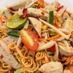 ตำมาม่าหมูยอปลาร้า