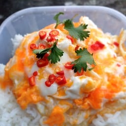 ข้าวกับใข่ (ข้าวหน้าหมู,ข้าวหน้าไก่เทอริยากิ,อาหารจานเดียว