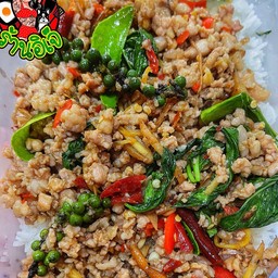 ข้าวผัดขี้เมาหมูสับ