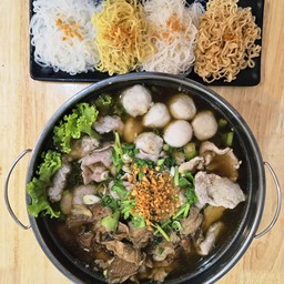 ชุดรวมหมูตุ๋นหม้อไฟ(สำหรับทาน 2-3 ท่าน)