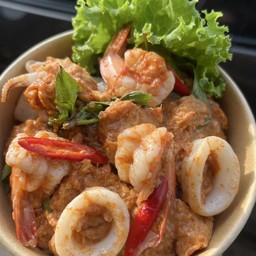 ข้าวไข่ข้นห่อหมกทะเล