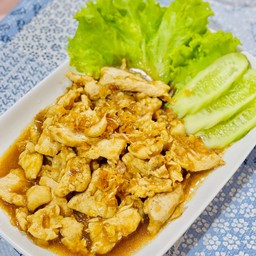 ผัดกระเทียม(เป็นกับข้าว)