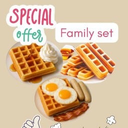 Hana's Healthy Waffle หน้าคลินิกป่าป้องรักษาสัตว์